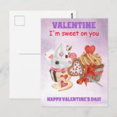 Sweet op je Cupcake-Valentijnsdag Briefkaart (Voorkant / Achterkant)