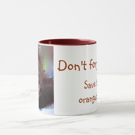 Sweet Orangutan Wildlife Baby Mok (Midden)