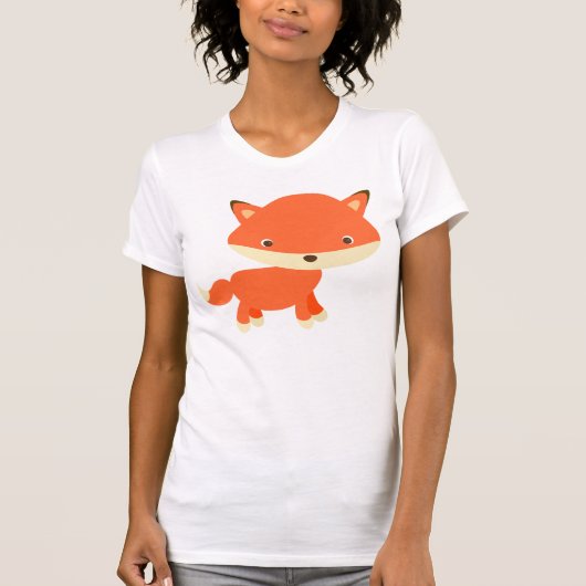 Sweet oranje fox t-shirt (Voorkant)