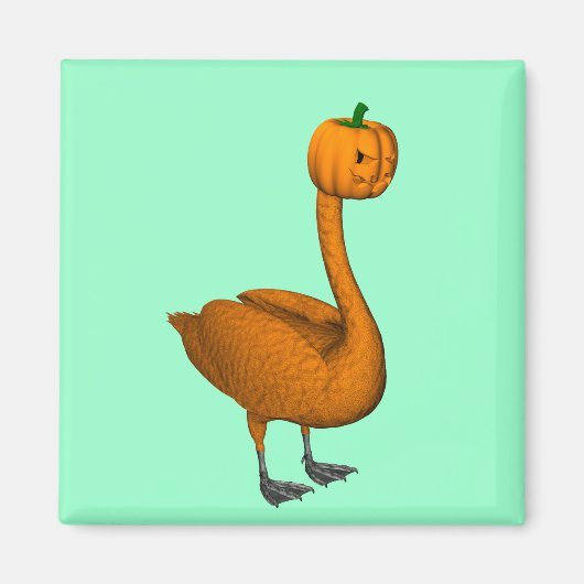 Sweet Oranje Halloween Swan Magneet (Voorkant)