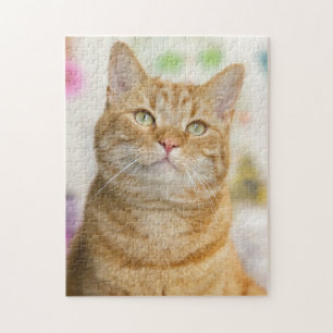 Sweet Oranje Tabby Cat Legpuzzel