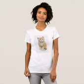 Sweet Oranje Tabby T-shirt (Voorkant volledig)