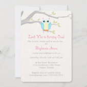 Sweet Owl Birthday Kaart (Voorkant)