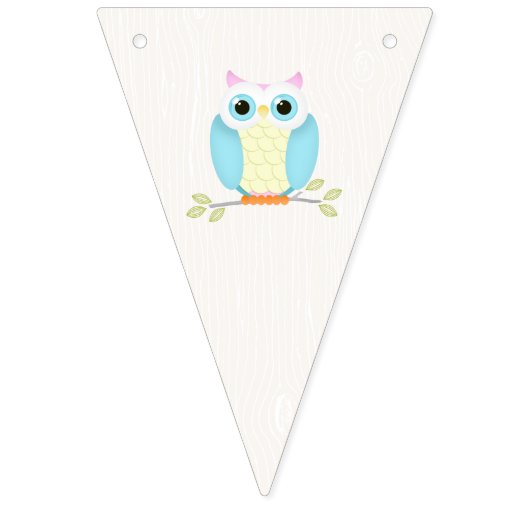 Sweet Owl Birthday Vlaggetjes (Zestiende vlag)
