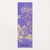 Sweet PAARSE gepersonaliseerde Yoga Mat (Voorkant)