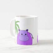 Sweet Paarse Hippo Koffiemok (Voorkant links)
