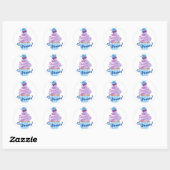 Sweet paarse snoep kinder sticker (Vel)
