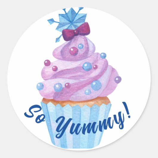 Sweet paarse snoep kinder sticker (Voorkant)