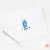 Sweet paarse snoep kinder sticker (Envelop)