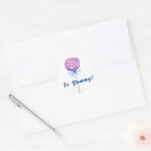 Sweet paarse snoep kinder sticker (Envelop)