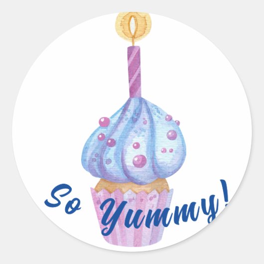 Sweet paarse snoep kinder sticker (Voorkant)