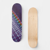Sweet Paarse Stripe Tie Dye Skateboard (Voorkant)