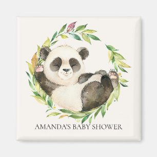 Sweet Panda Beer Baby shower Favor Magnet
