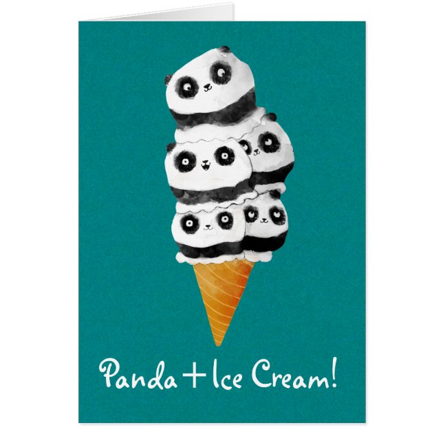 Sweet Panda Beer Ice Cream Cone (Voorkant)