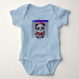 Sweet Panda Christmas Babykleding Schrijfbaar Romper