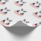 Sweet Panda Pattern Cadeaupapier (Hoek)