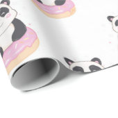 Sweet Panda Pattern Cadeaupapier (Rol Hoek)
