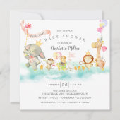Sweet Parade Baby shower Invitation Kaart (Voorkant)