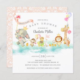 Sweet Parade Baby shower Invitation Kaart