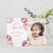 Sweet Party-uitnodigingen voor kinderen Kaart (Staand voorkant)