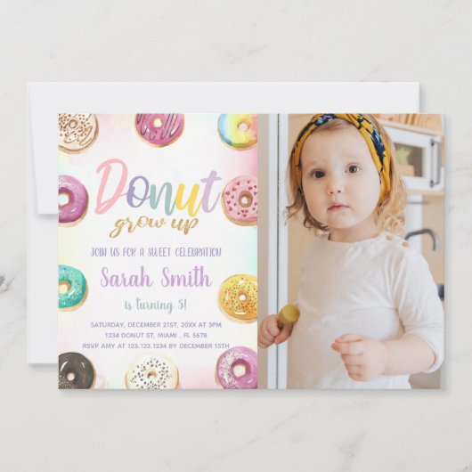  Sweet Party-uitnodigingen voor kinderen Kaart (Voorkant)