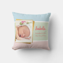 Sweet Pastel Baby Girl Foto geboortedatum