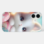 Sweet Pastel Kawaii Kitten Easter Eggs Case-Mate iPhone Case (Achterkant (horizontaal))