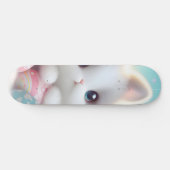 Sweet Pastel Kawaii Kitten Easter Eggs Persoonlijk Skateboard (Horizontaal)