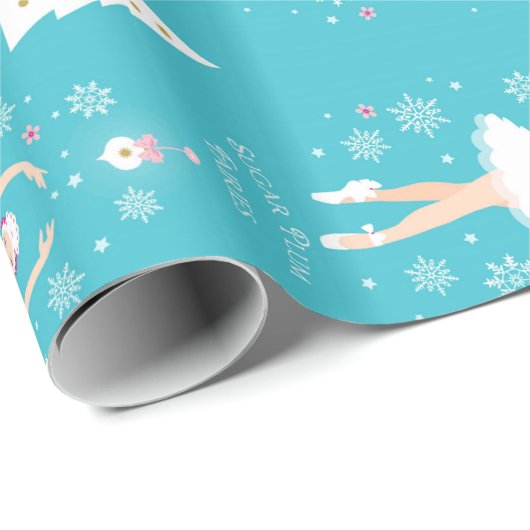 Sweet Pastel Nutkraker Kerstmis Cadeaupapier (Rol Hoek)