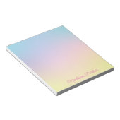 Sweet Pastel Ombré Notitieblok, speciaal voor kind Notitieblok (Schuin)