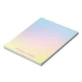 Sweet Pastel Ombré Notitieblok, speciaal voor kind Notitieblok (Linkerzijde)