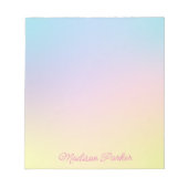 Sweet Pastel Ombré Notitieblok, speciaal voor kind Notitieblok (Voorkant)