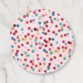 Sweet Pastel Rainbow Balloon Thank You Bedankjes Labels (Achterkant)