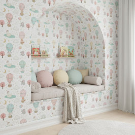 Sweet Pastel Swan & Friends Nursery ID1234 Behang