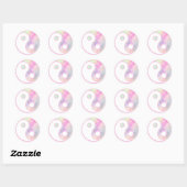 Sweet Pastel Yin Yang Ronde Sticker (Vel)