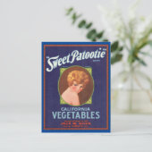 Sweet Patootie Brand Briefkaart (Staand voorkant)