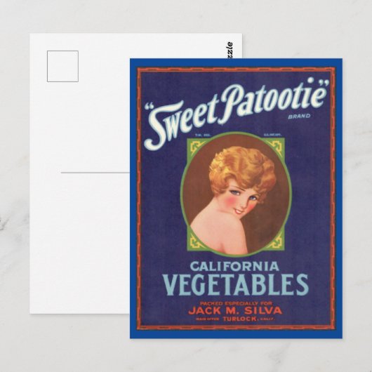 Sweet Patootie Brand Briefkaart (Voorkant / Achterkant)