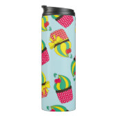 sweet pattern design. Vintage illustration Thermosbeker (Geroteerd rechts)