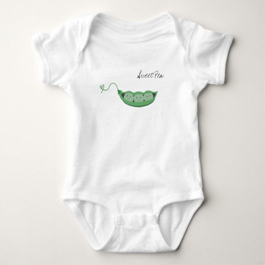 Sweet Pea Baby Bodysuit (Voorkant)