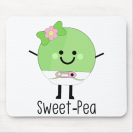 Sweet Pea Baby Girl Pea Muismat