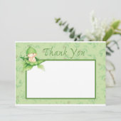 Sweet Pea Bedankkaart (Staand voorkant)