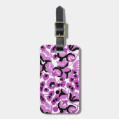 Sweet Pea (Berry) Fine Art Bagagelabel (Voorkant verticaal)