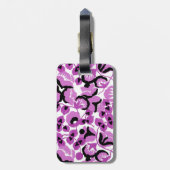 Sweet Pea (Berry) Fine Art Bagagelabel (Achterkant verticaal)