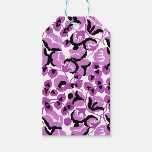 Sweet Pea (Berry) Fine Art Cadeaulabel (Voorkant)