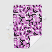 Sweet Pea (Berry) Fine Art Golfhanddoek (Insitu)