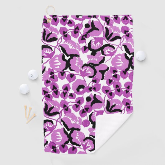 Sweet Pea (Berry) Fine Art Golfhanddoek (Insitu)