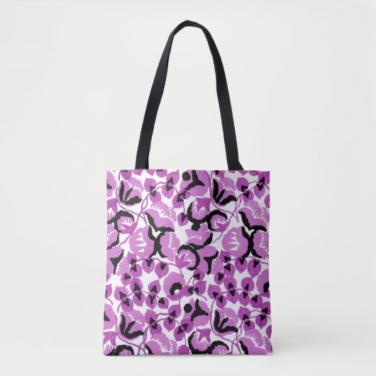 Sweet Pea (Berry) Fine Art Tote Bag (Voorkant)