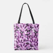 Sweet Pea (Berry) Fine Art Tote Bag (Achterkant)