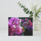 Sweet Pea Briefkaart (Staand voorkant)