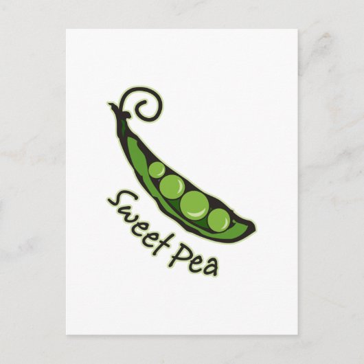 Sweet Pea Briefkaart (Voorkant)